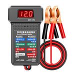 DollaTek Car Batteries Tester 100-2000CCA Battery-Load Tester 12V Fault Testing Tool Automobile Batteries and Alternator Tester