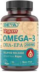 Deva Nutrition Deva Vegan DHA-EPA Delayed Release 90 Count