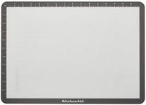 KitchenAid Silicone Baking Mat, 12x17-Inch, Gray