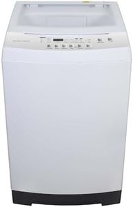HAMILTON BEACH Portable Washer-LED Digital Display Panel-5 Cycles-Top Loading Design-Low Noise Washing Machine, 2.1 cu ft, White