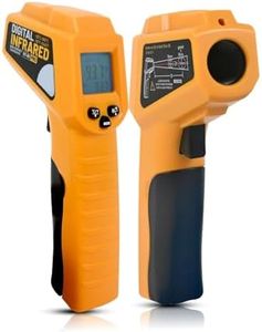 QUATEK Digital Infrared Thermometer Gun for Industrial Use | Non-Contact IR Temperature Meter with Laser | Surface Temperature Gun °C/°F | HVAC, Electrical, Kitchen (Not for Human Body)