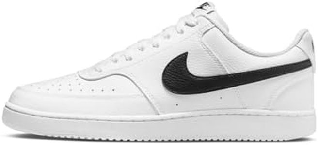 Nike Men's Basketball Sneaker, White/Black, 9