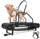Dog Treadmill for Large Dogs up to 300LBS, 57" x 17" Running Belt, Non Electric Manual Pet Treadmill with Foot Brake, Heavy Duty Indoor Exercise Equipment
