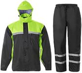 SaphiRose Men's Rain Suit High Visi