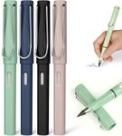 SHUTTLE ART 2pcs Eternal Inkless Pencil, Permanent No Sharpening, Everlasting Writing Pen for Children School Artists Sketch Drawing