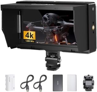 Godox GM55 4K Táctil Cámara Monito 5,5 Pulgadas Externo Monitor 410nit 1920x1080 IPS HDMI 3D LUT con LUT 3D NP-F550 Batería Parasol para Microslr&DSLR para Canon Nikon Sony