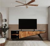 CORSICA DESIGNS Wooden 5.5FT Long TV Cabinet for 65 inch TV for Living Room and Bedroom, Modern Entertainment Console Table