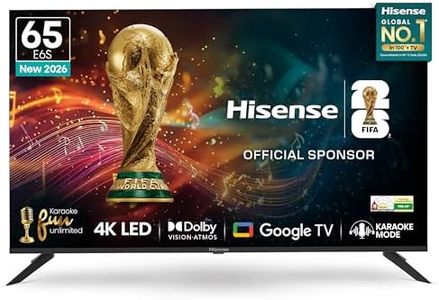Hisense 164 cm (65 inches) E6S Series 4K Ultra HD Smart LED Google TV 65E6S