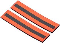 PATIKIL Reflective Patch 1x6, 2 Pcs Hook and Loop Fastener Safety Appliques for Night Sportsperson Worker Hiker, Orange