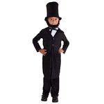 Morph Abraham Lincoln Costume for Kids, Abraham Lincoln Costume for Boys, Kids Abraham Lincoln Costume L