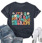 UNIQUEONE Mental Health Awareness Shirt: Speech Therapy Shirts SLP Gifts Tee Special Education Teacher Shirt Tops