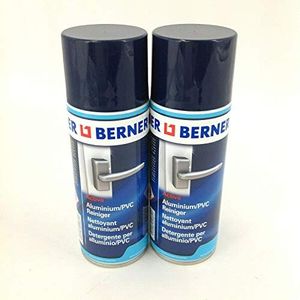 Berner Lot de 2 sprays de nettoyant pour aluminium et PVC 400 ml