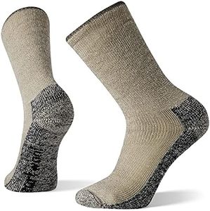 Smartwool Men's Mountaineer Classic Edition Maximum Cushion Crew Socks Hiking, Taupe, M