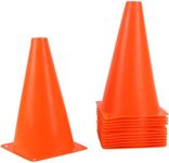 Juvale 9 Inch Orange Plastic Sports