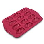 Backhaus - Pro quality non-stick silicone 12 Madeleine mould – Burgundy