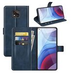 Flip Case for Motorola Moto G Power 2021 Wallet PU Leather Magnetic Protective Cellphone Case for Moto G Power 2021 Folio Book Cover with Stand (Blue)