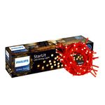 PHILIPS Starlit 12 Meter 72 LEDs String Light for Decoration | Festival LED String Light for Diwali, Christmas and Home Decoration| Red, Pack of 1