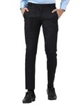 McHenry Men's Wrinkle Free Slim Fit Formal Trousers (SFDBLUE3699-36_Color-Dark Blue_Size-36)