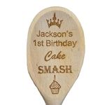 Baby 1st Birthday Cake Smash Spoon Personalised Keepsake