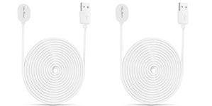 OkeMeeo 30ft Charging Cable for Arlo Pro 3, Alro Pro 4 and Arlo Ultra, Outdoor Power Cord Uninterrupted Power Supply (NOT for Arlo Pro 3 Floodlight) (2 Pack)