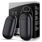 Hand Warmers Rechargeable 2-Pack, Reusable Magnetic Electric Handwarmer 7 Hrs Warmth 3 Levels Heat Up to 132.8℉, USB-C Charging, for Raynauds, Golf,Outdoor Sports,Winter Tech