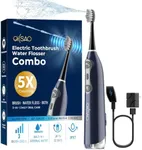 Electric Toothbrush with Water Flosser, Sonic & Cordless 3-in-1 Set
