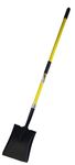 Easy Shopping® Long Handle Square Shovel Havey Duty Fibreglass handle easy to use light weight for Gardening Builder shovel