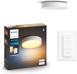 Philips Hue NEW Infuse White and Colour Ambiance Smart Ceiling Light [Medium - White] with Bluetooth. Works with Alex, Google Assistant and Apple Homekit