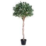 Blooming Artificial - Fake Bay Laurel Tree, Available in Four Sizes, UV Stable Outdoor and Indoor Artificial Topiary Tree (1, 120 cm)