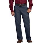 Dickies Men's Relaxed Straight-fit Cargo Work Pant, Dark Navy V1, 30W x 32L