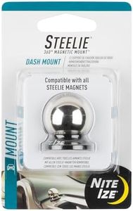 Nite Ize Steelie Dash Mount - Additional Car Mount Dash Ball for Steelie Magnetic Phone Mounting System - Cell Phone Accessories for Dashboard Mount Set