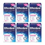 Efferdent Anti-Bacterial Denture Cleanser, Tablets - 126 Each, Pack of 6