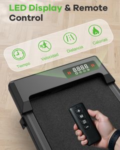 HomeFitnessCode Walking Pad Treadmill – Compact Foldable Electric