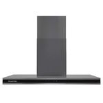 Russell Hobbs RHGCH903DS 90cm Midnight Collection T-Shaped Chimney Cooker Hood, Dark Steel