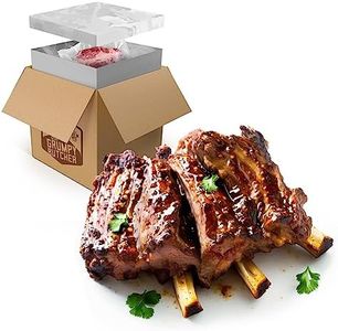 Grumpy Butcher Wagyu Beef Short Ribs, 2 pack (1.5 lb each): Fully-cooked Tender Beef Short Ribs Bone In