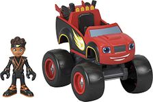 Fisher-Price Blaze & The Monster Machines Toy Truck & Figure Set, Ninja Blaze & AJ, Preschool Racing Play Ages 3+ Years