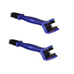 Autofy Universal Motorcycle/Cycle Chain Cleaner Brush [**Pack of 2**] for Bikes (Sky Blue)