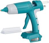 Cordless Hot Glue Gun Kit for Makita 18v LXT Battery,LED Digital Hot Melt Glue Gun with 10pcs 0.43'' Hot Glue Sticks for Home Repair, Arts & Crafts (Battery not Included)