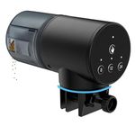 Qpets® Fish Tank Automatic Fish Feeder: Aquarium Tank for Home 200ML Large Capacity Auto Food Feed Dispensers, Fish aquarium Accessories Adjustable Auto Fish Food Dispenser