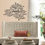 RoomMates RMK2741SCS: Family Quote Peel And Stick Wall Decals