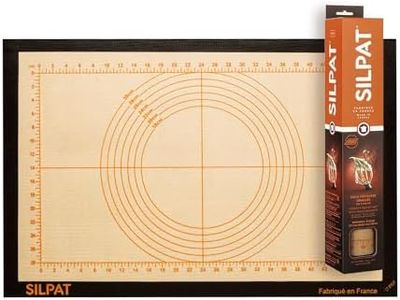 Silpat The Original Perfect Pastry Non-Stick Silicone Countertop Workstation Mat, 15-1/8" x 23"