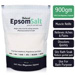 IS IndoSurgicals Grain Epsom Salt for Pain Relief, Detoxification and Sitz Bath (900 gm)