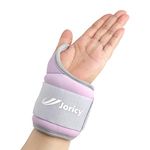 Wrist Weights with Thumb Loops Lock for Women Men 3LBS Pair (1.5 LB Each Weight) Arm Weight Weights Weighted Gloves for Walking Running Strength Cardio Exercises, Purple