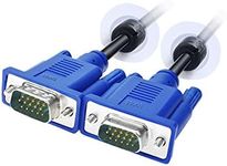 VGACOOSO VGA-VGA Standard 15-Pin VGA Male to VGA Male Cable 4.8Ft(1.5Meters)