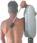 The Expandable Scratch Master, Scalp Massager, Back Massager, & Exfoliator Large Scratch Surface, Helps with Stress & Anxiety - Deep Soothing Scratch (Gray/Black, Pack of 1)