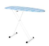 Byinone Bravo T-leg ironing board with%100 cotton washable cover, Multi Height Adjustment Foldable Ironing Board, Space saver