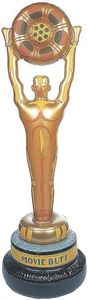 Huge Vinyl Inflatable Movie Buff Party Decoration (5 Feet Tall) Movie Night and Awards Party Decor