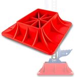 X-BULL Base for Hi Lift Jack Off-Road Base for Hi Lift Jack,Heavy Duty Off-Road Lifting,PP Pad to Alleviate Jack Hoisting Sinkage (Red)