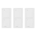 Lutron PJ2-2B-GWH-L01-3 White Pico Remote for Caseta Smart Home Switch (3 Pack) | PJ2-2B-GWH-L01, 3 Count