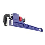 WORKPRO Pipe Wrench 14 inch / 350mm, Drop-Forged Heavy Duty Straight Plumbing Wrench, Adjustable Pipe Wrench with Large Jaw Width (Max. 70mm) and Scales